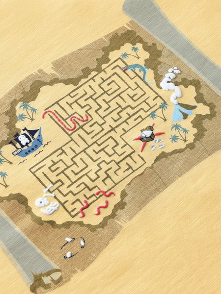 T-skjorte skattejakt yellow