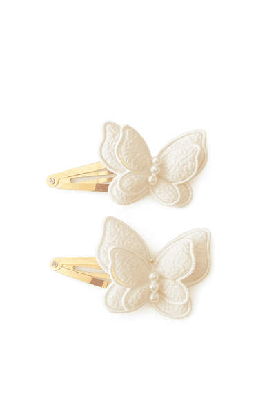 Spenner med sommerfugl 2 stk