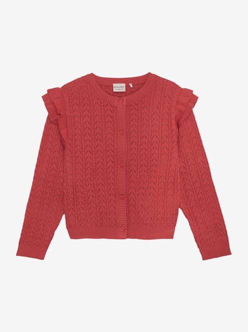 Hovedbilde Minymo strikket cardigan - rød